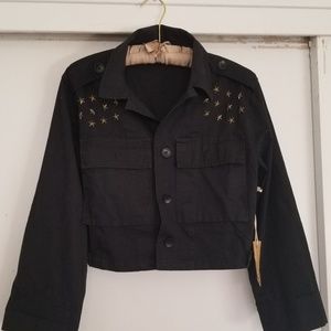 Knot Sisters Black Blazer NWT Size S